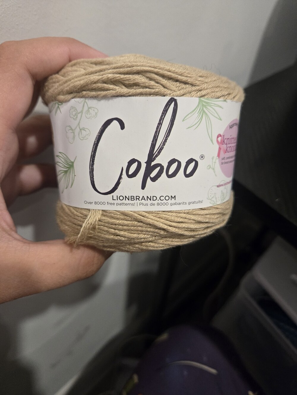 Lion Brand Caboo In Beige BRAND NEW